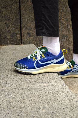 Кроссовки Nike React Pegasus Trail 4 Blue Yellow, 41