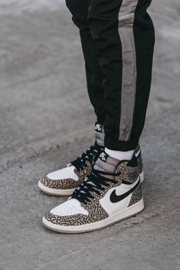 Кроссовки Nike Air Jordan 1 White Cement