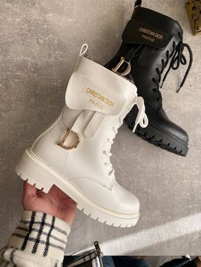 Черевики Dior Boots White FUR, 37