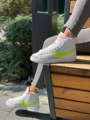 Кроссовки Nike Blazer White Neon Green