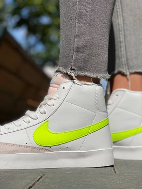 Кроссовки Nike Blazer White Neon Green
