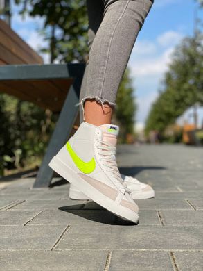 Кроссовки Nike Blazer White Neon Green, 36