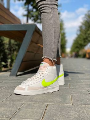 Кросівки Nike Blazer White Neon Green, 36