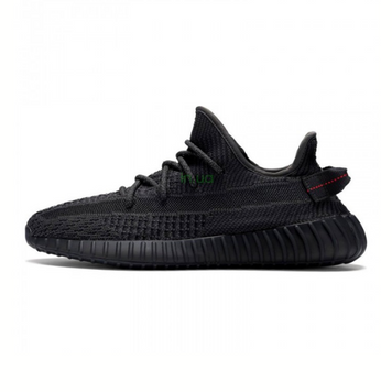 Кросівки Adidas Yeezy 350 v2 Black Reflective laces, 36