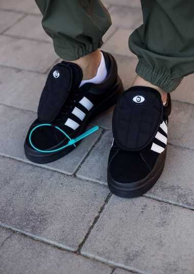 bushdebrunt SIDE KICK ブラック BK Кросівки Adidas Campus x Bad Bunny Black White Купити (Доставка 1