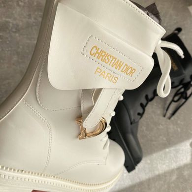 Ботинки Dior Boots White FUR, 37