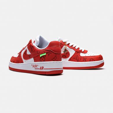 Кросівки Nike Air Force 1 Low By Virgil Abloh White Red x Louis Vuitton