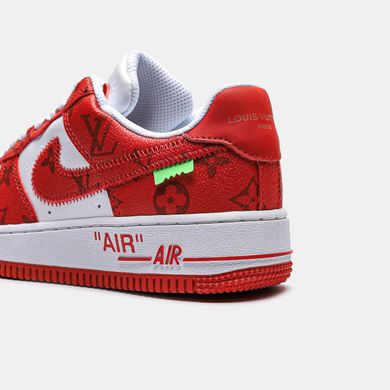 Кросівки Nike Air Force 1 Low By Virgil Abloh White Red x Louis Vuitton, 37