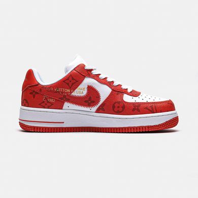 Кроссовки Nike Air Force 1 Low By Virgil Abloh White Red x Louis Vuitton, 37