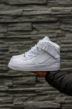 Кроссовки NK Air Force Winter White Мех, 37