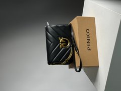 Сумка Pinko Large Love Bag Click Big Chevron Black Premium, 25х17х8