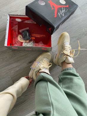 Кросівки Nike Jordan 4 Retro Off-White Sail