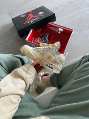 Кроссовки Nike Jordan 4 Retro Off-White Sail