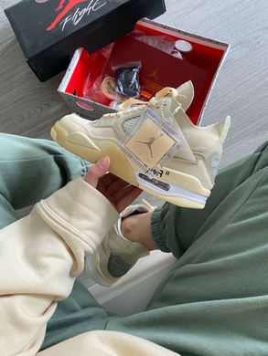 Кроссовки Nike Jordan 4 Retro Off-White Sail