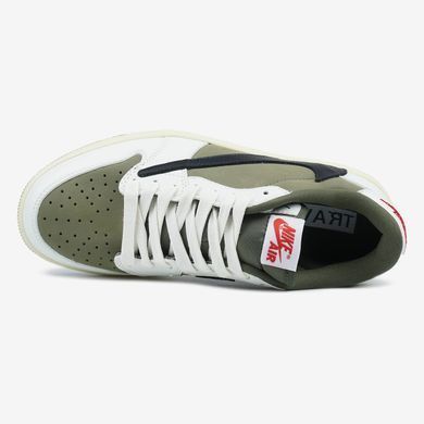 Кросівки Nike Air Jordan 1 Low x Travis Scott OG SP Reverse Olive Medium Olive, 36