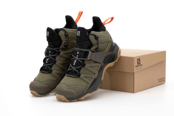 Кроссовки Salomon X Ultra 4 Gore-Tex Khaki Black, 41