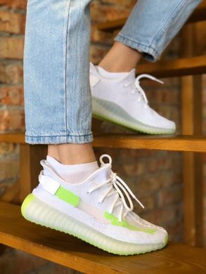 Кросівки Adidas Yeezy Boost 350 v2 White Green, 37