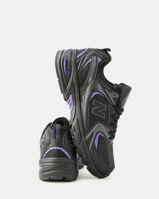 Кросівки New balance 530 Black Purple Winter Fur