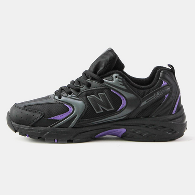 Кроссовки New balance 530 Black Purple Winter Fur, 36