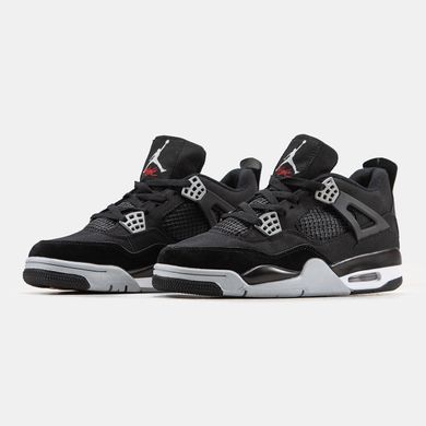 Кроссовки Nike Air Jordan 4 Black Canvas