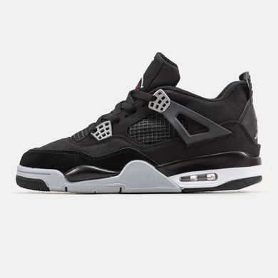 Кроссовки Nike Air Jordan 4 Black Canvas, 36