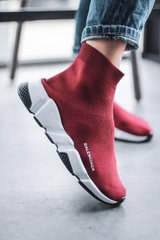Кросівки Balenciaga Speed Trainer Sock Maroon, 37