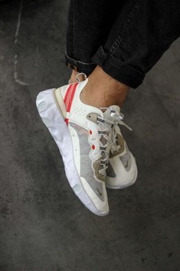 Кроссовки NK Undercover Element White Red