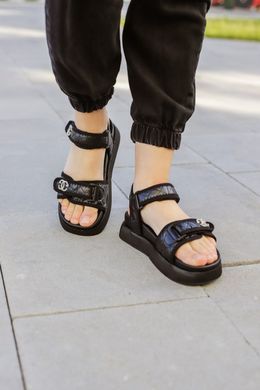 Сандалі Chanel Sandals Black Leather, 38