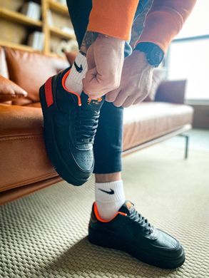 Кроссовки Nike Air Force Shadow Black (Orange), 40