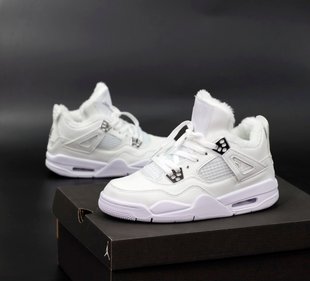 Кросівки Jordan 4 White Fur, 36