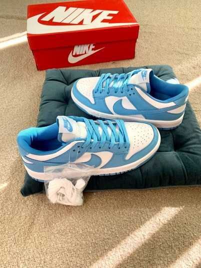激レア！NIKE DUNK LOW SB SQUADRON BLUE Кроссовки NIKE SB DUNK LOW BLUE Купить (Доставка 1-3 Дня)