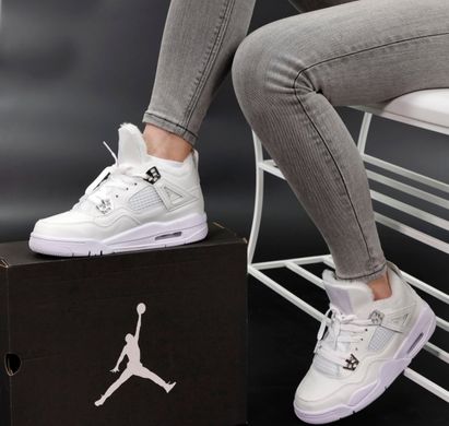 Кросівки Jordan 4 White Fur, 36