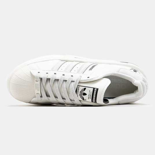 star_whiterose Кросівки Adidas Superstar x Neighborhood White Black Купити