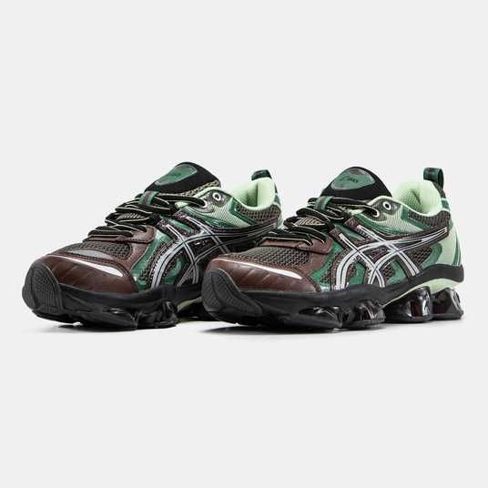 Кроссовки Asics Gel-Quantum Kinetic Green Brown Black Купить