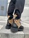 Черевики Gucci Boots Black Brown Fur, 36