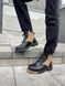 Ботинки Gucci Boots Black Brown Fur, 36