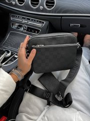 Месседжер Louis Vuitton Crossbag Black, 22х16