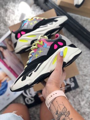 Кросівки Adidas Yeezy Boost 700 "Wave Runner Pink" Kaws, 37