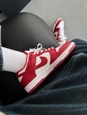Кроссовки Nike Dunk Red/White Eclipse, 36