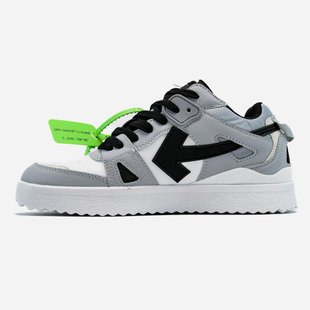 Кросівки Off-White Sponge Mid Top White Grey, 42