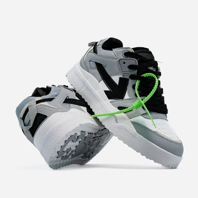 Кросівки Off-White Sponge Mid Top White Grey, 40