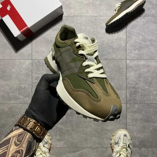 Кроссовки New Balance 327 Green Khaki Купить (Доставка 1-3 Дня)