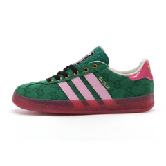 Кросівки Adidas Gazelle x Gucci Green Pink, 38