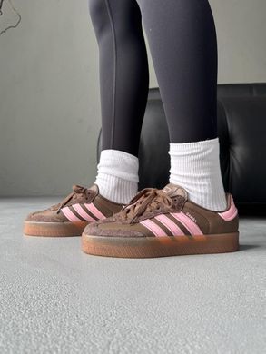 Кросівки Adidas Samba XLG Platform Brown Pink, 36