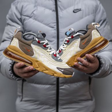 Кросівки Nike Air Max 270 React x Travis Scott Beige, 37