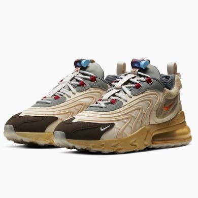 Кросівки Nike Air Max 270 React x Travis Scott Beige, 37