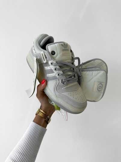 Кроссовки Adidas Forum Low x Bad Bunny White Купить (Доставка 1-3 Дня)