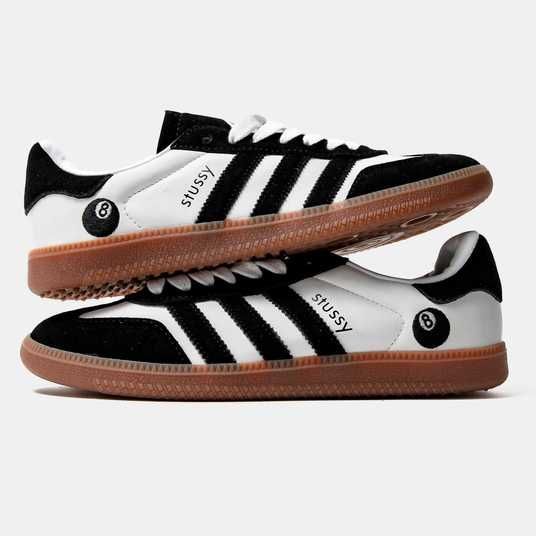 Кросівки Adidas Samba x Stussy White Black Купити (Доставка 1-3 Дні)