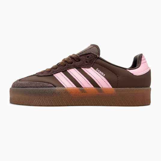 Кроссовки Adidas Samba XLG Platform Brown Pink Купить (Доставка 1