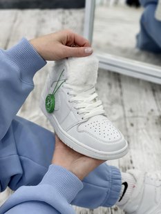 Кросівки Jordan 1 White Fur, 36